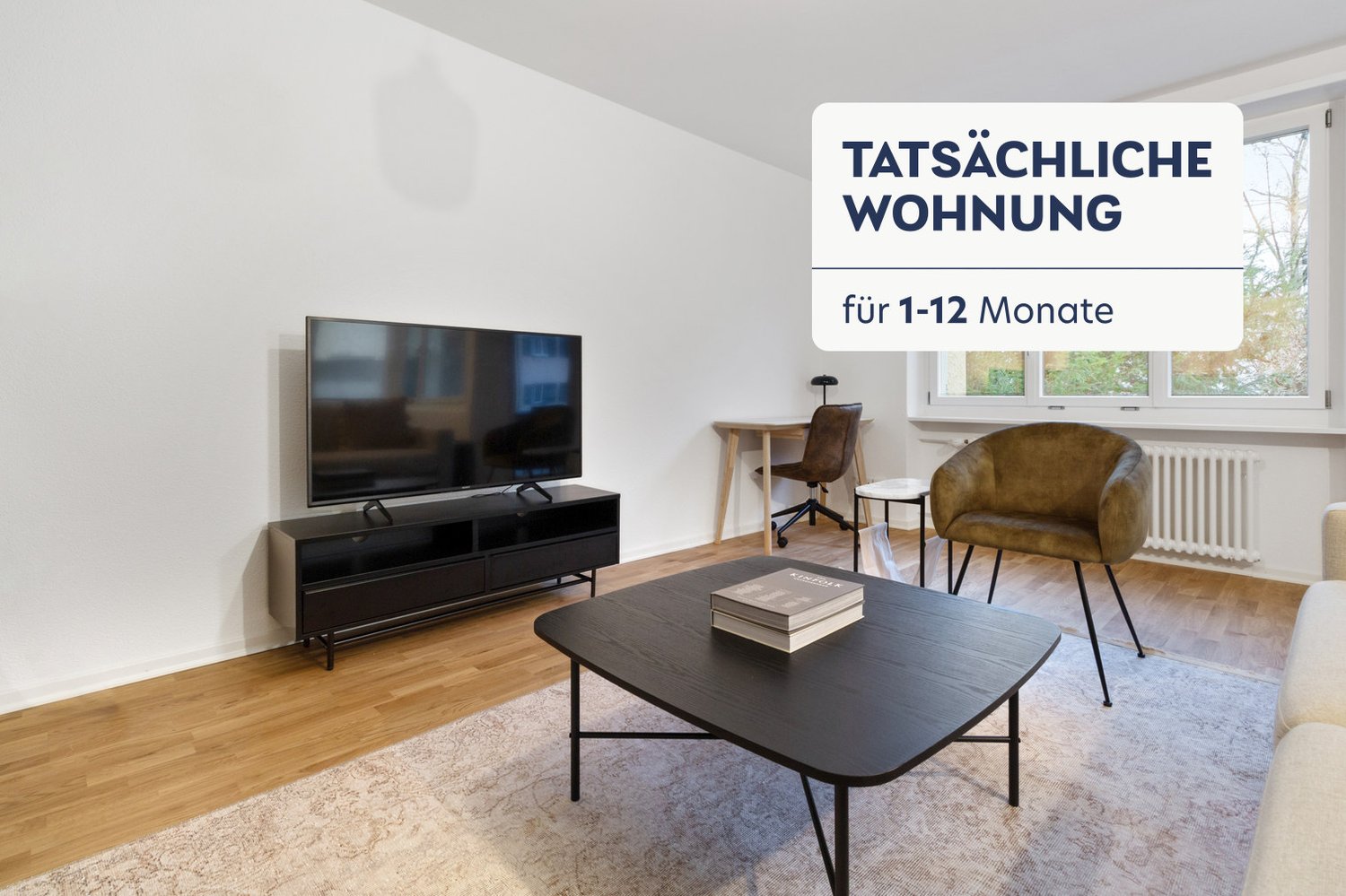 3 ½ rooms furnished flat