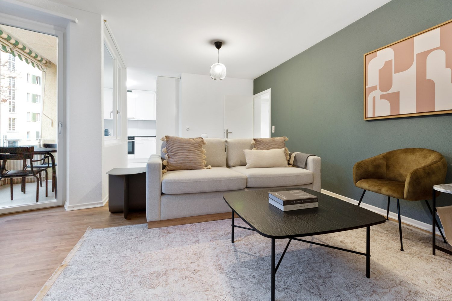 3 ½ rooms furnished flat