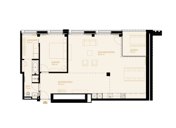 2 ½ rooms apartment, photo 10 of 10