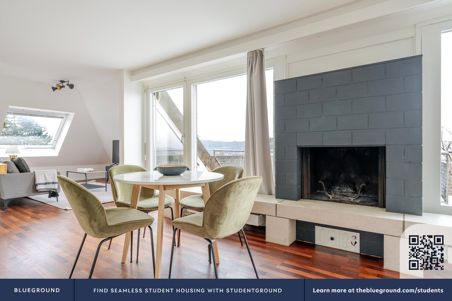 3 ½ rooms furnished flat
