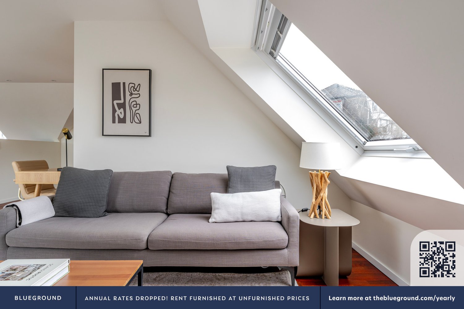 3 ½ rooms furnished flat