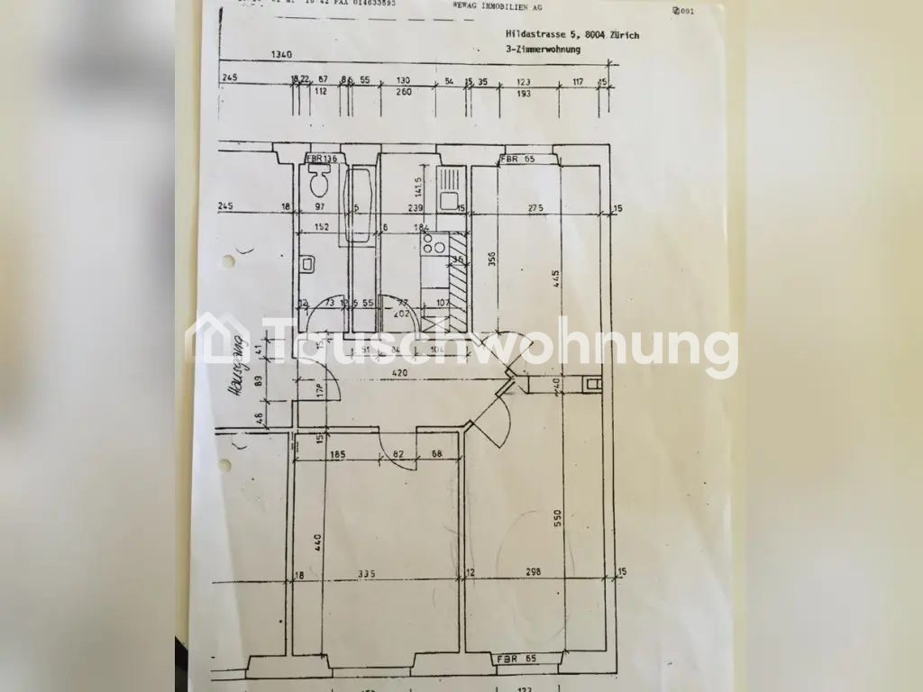 3 rooms apartment