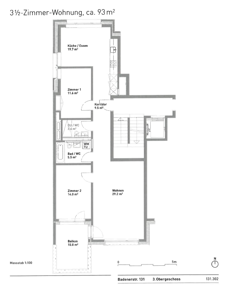3 ½ rooms apartment, photo 5 of 6