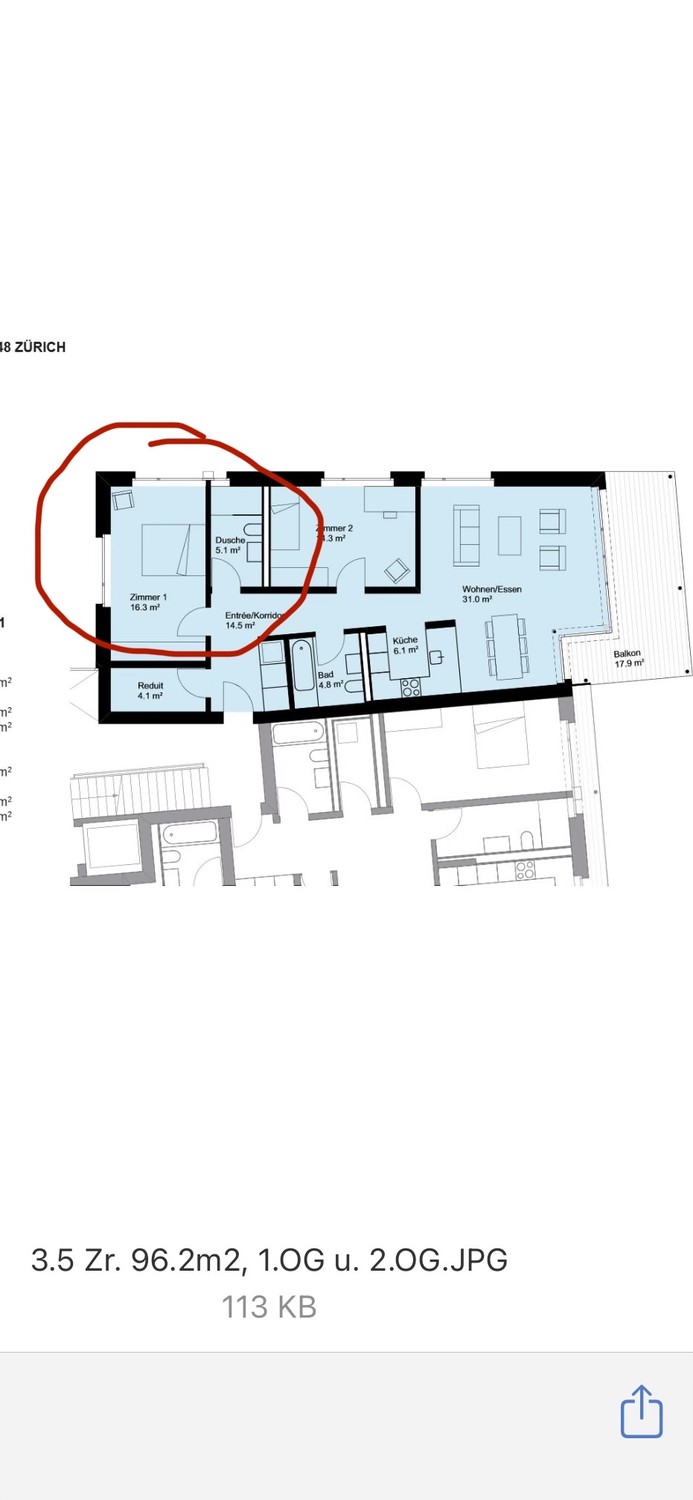 Room in a shared flat, photo 1 of 2
