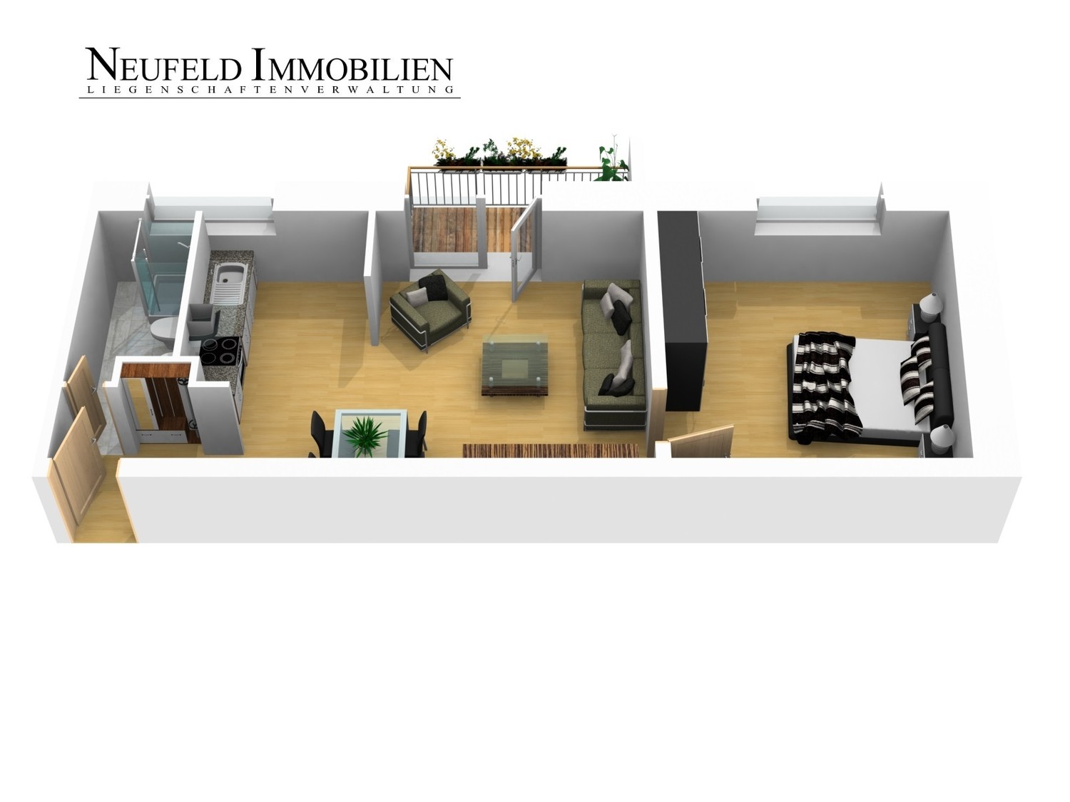 2 ½ rooms apartment