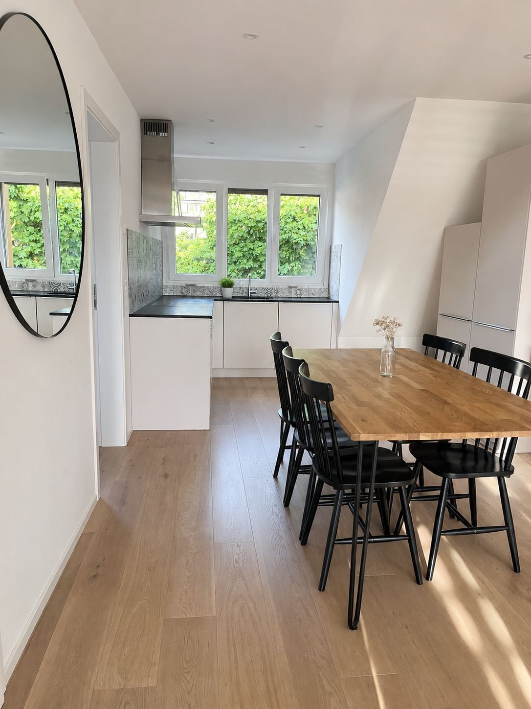 3 rooms attic flat