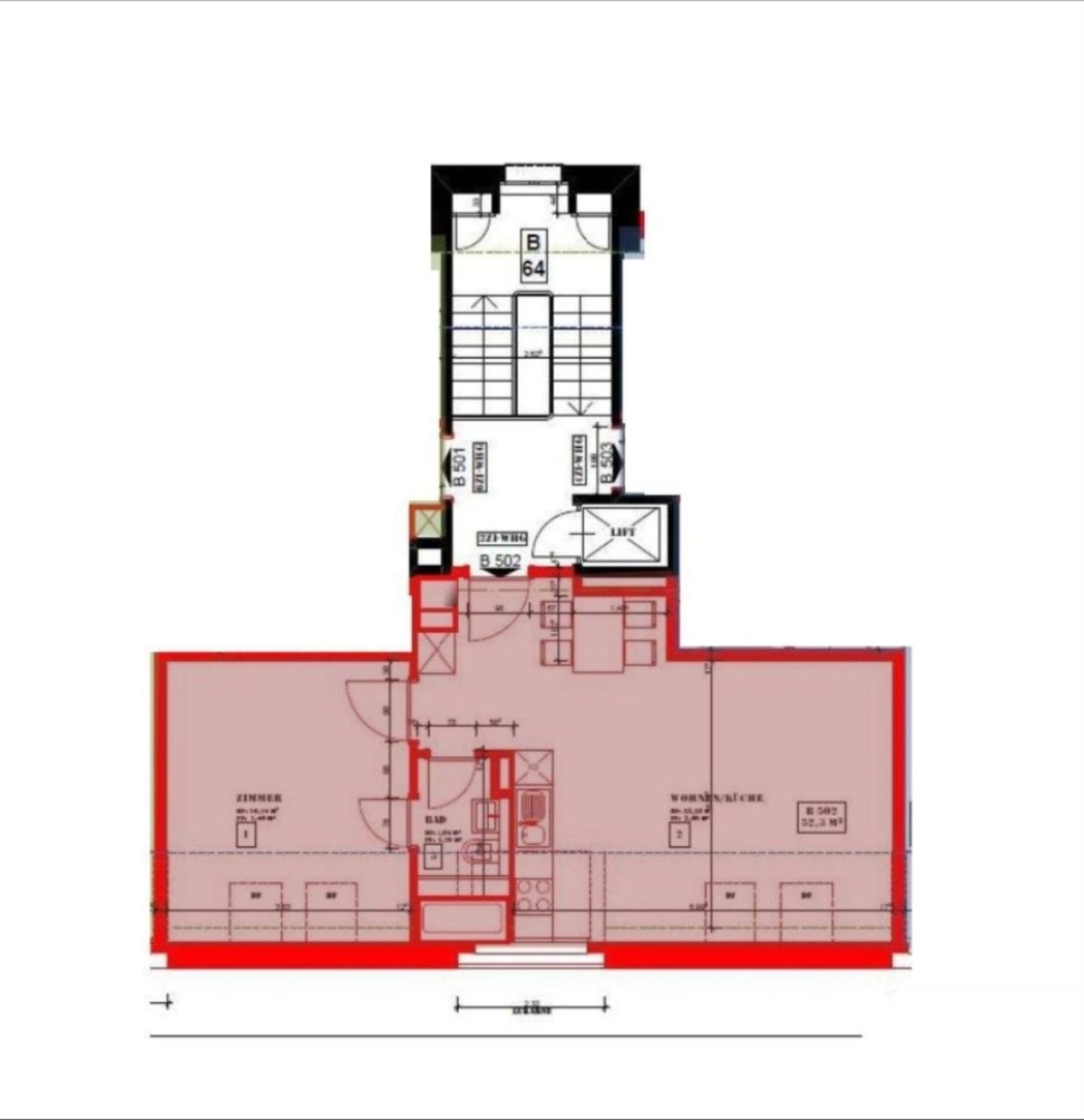 2 rooms apartment