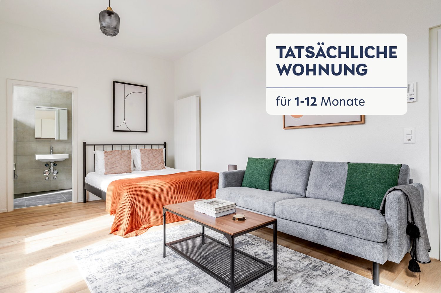 1 ½ rooms furnished flat