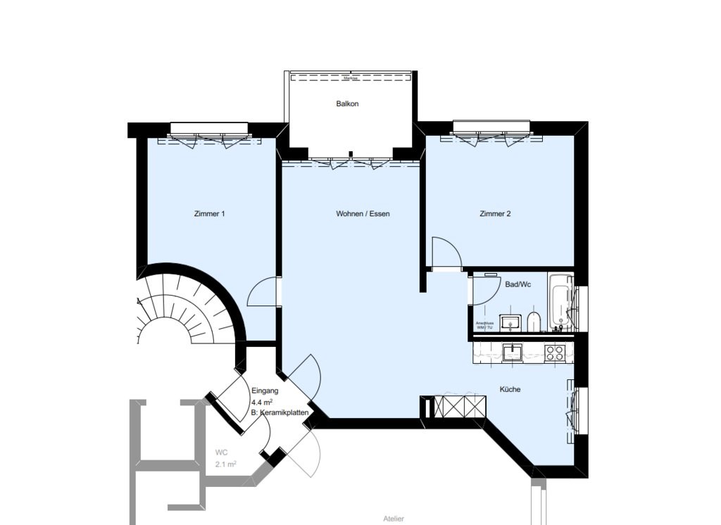 3 rooms apartment, photo 10 of 10
