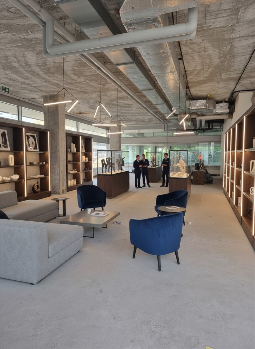 243m² shop
