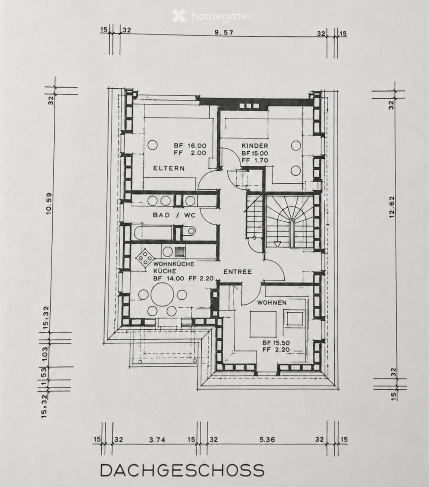 4 rooms apartment