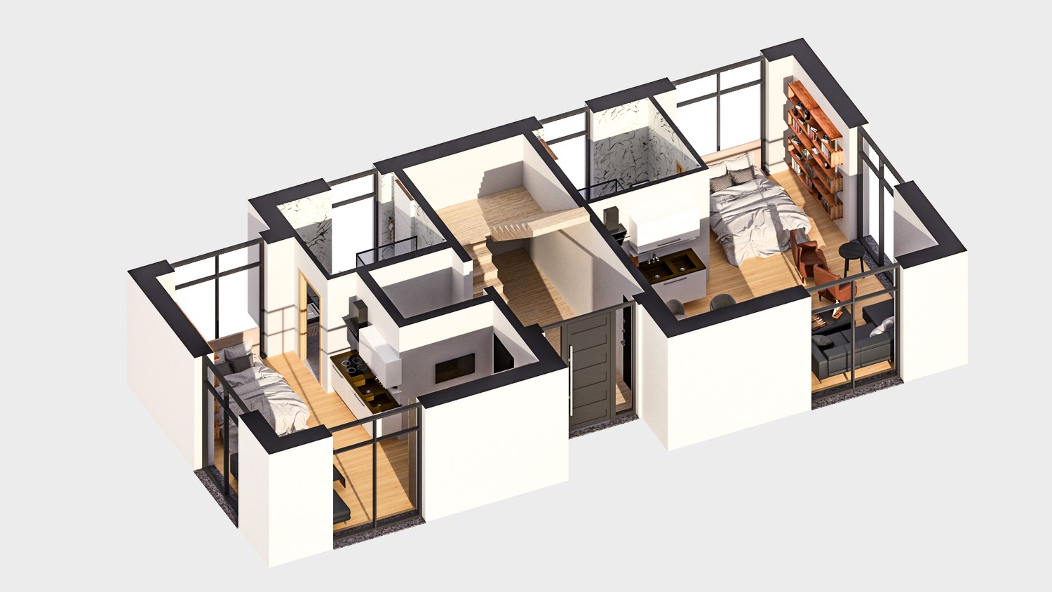 1 ½ rooms apartment