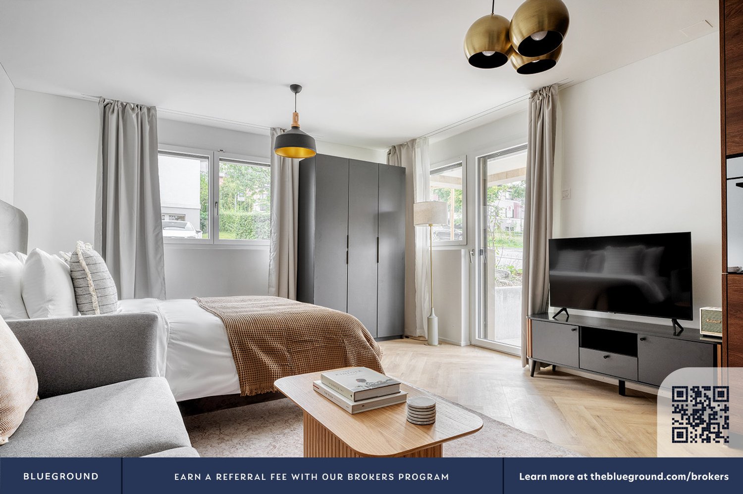 1 ½ rooms furnished flat