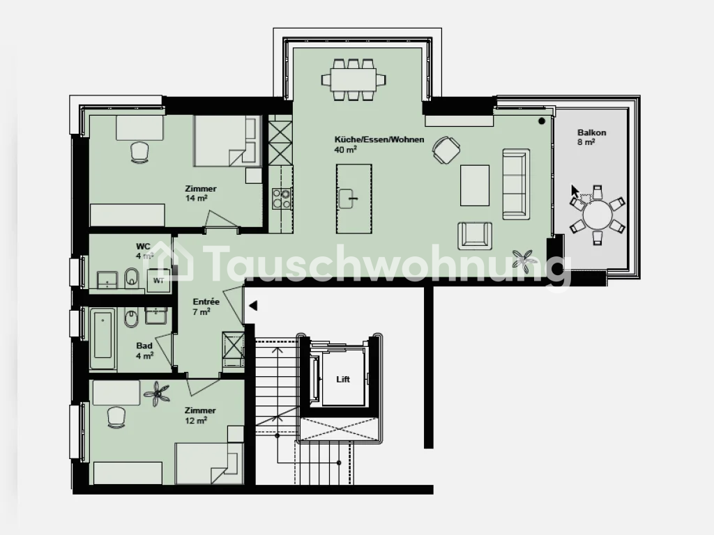 3 ½ rooms apartment