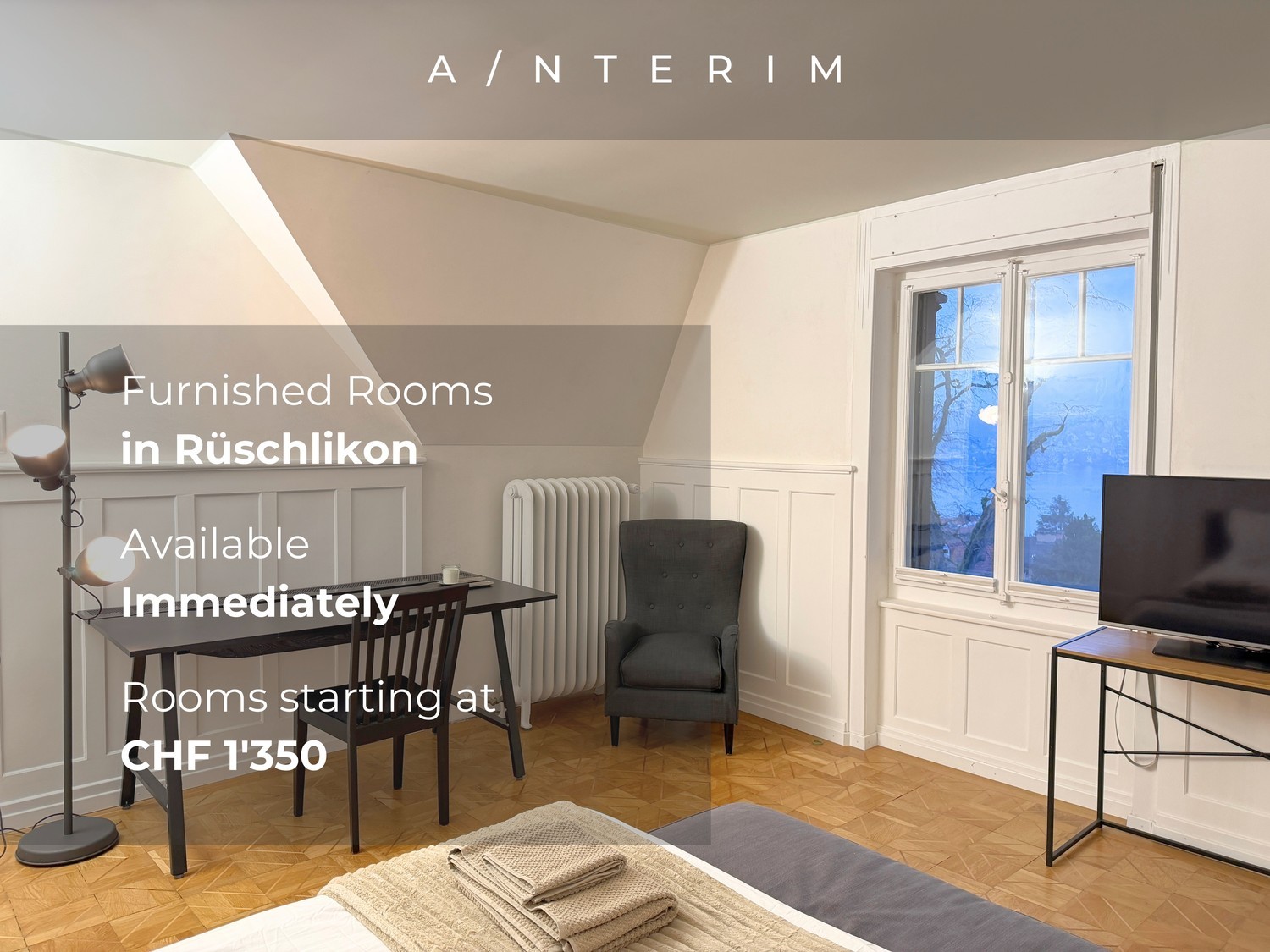 Chambre dans un appartement partagé