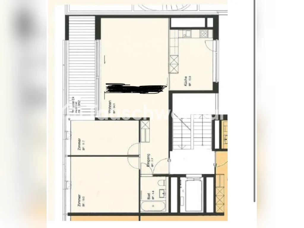 3 ½ rooms apartment
