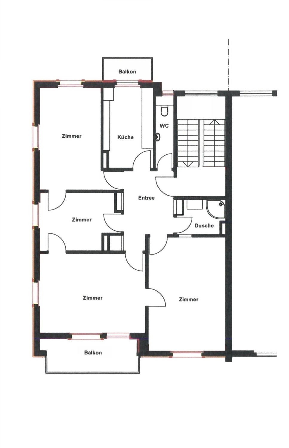 4 ½ rooms apartment