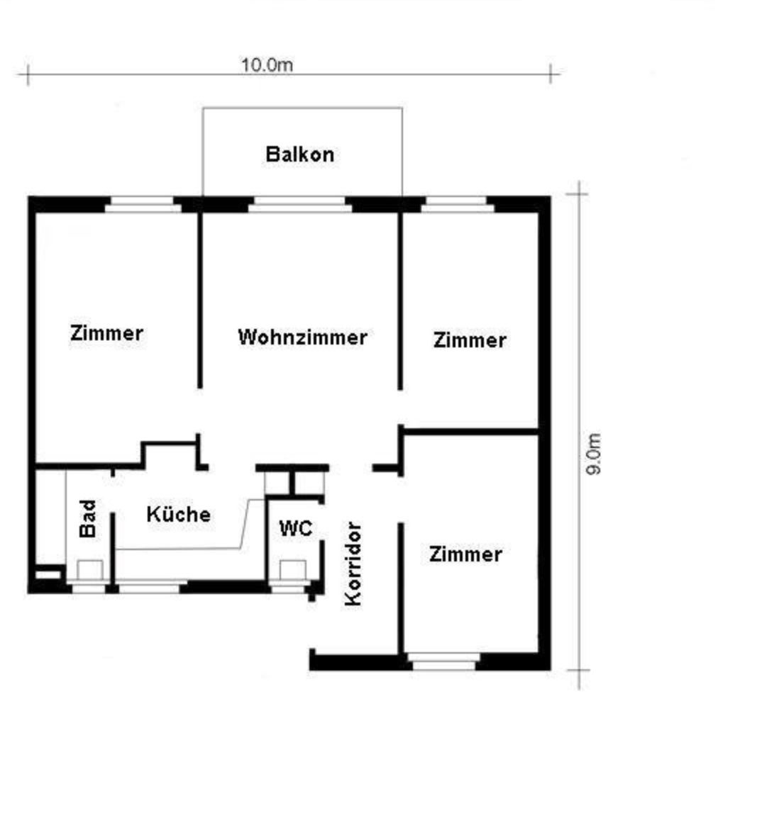 4 ½ rooms apartment