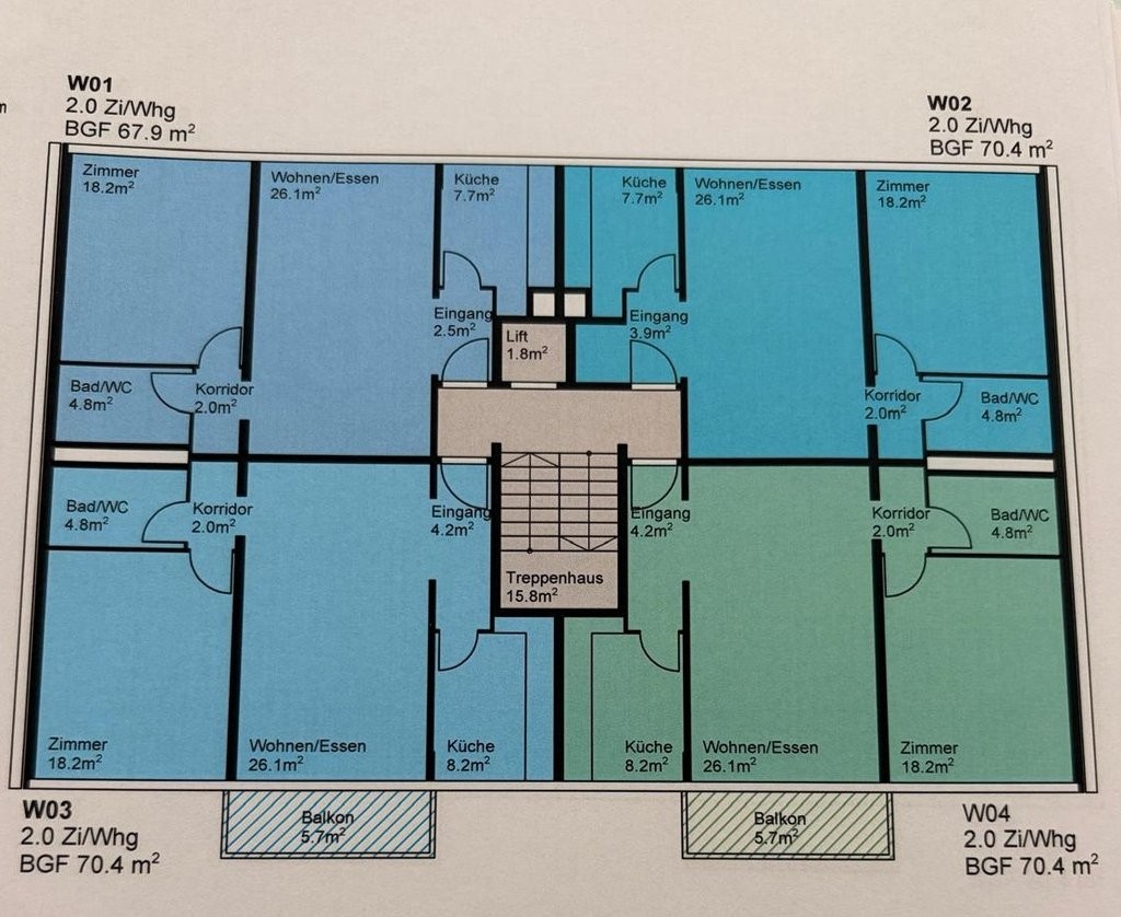 2 ½ rooms apartment