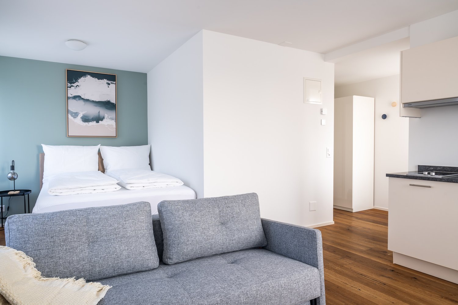 1 ¾ rooms furnished flat