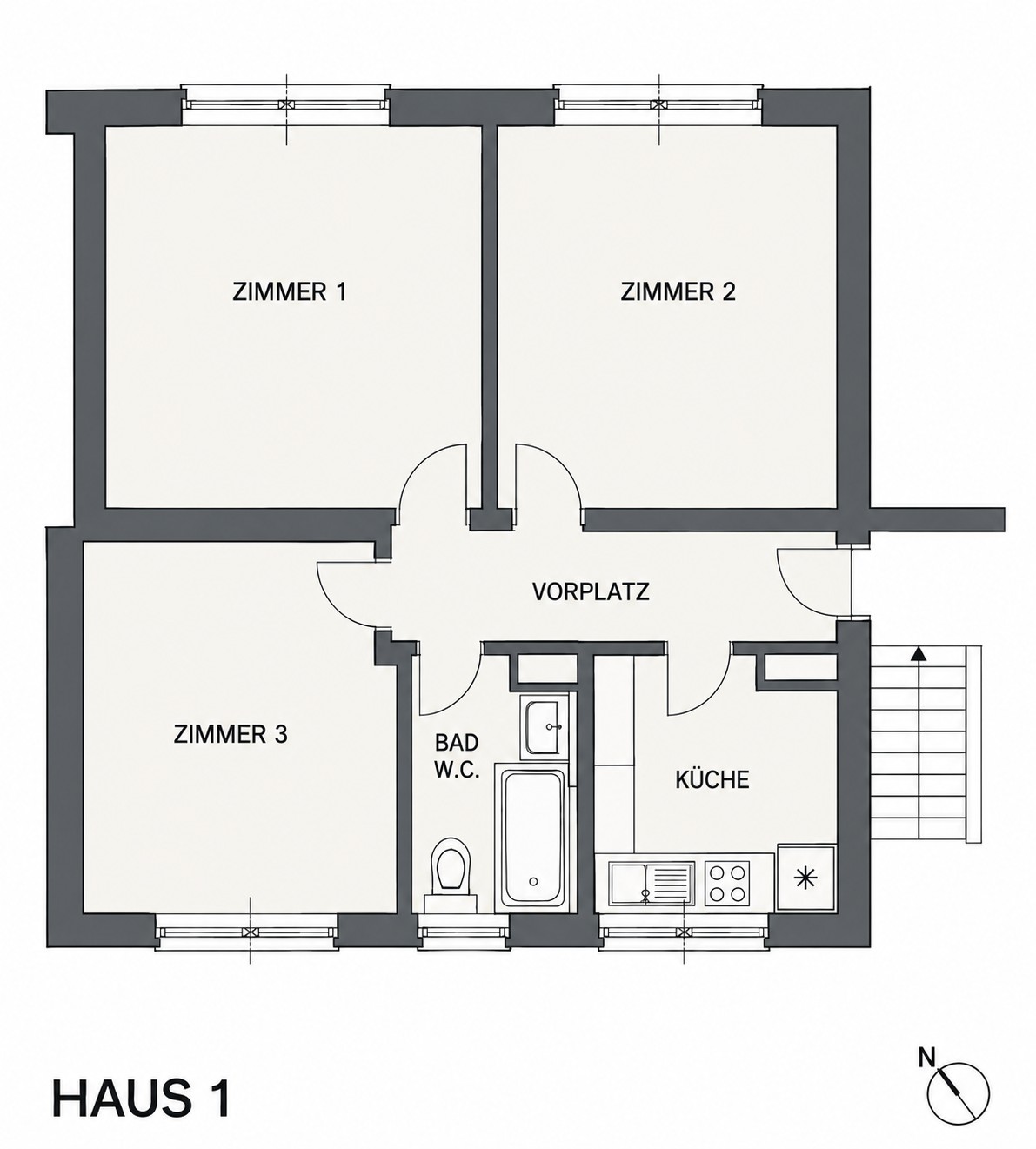 3 rooms apartment, photo 7 of 8