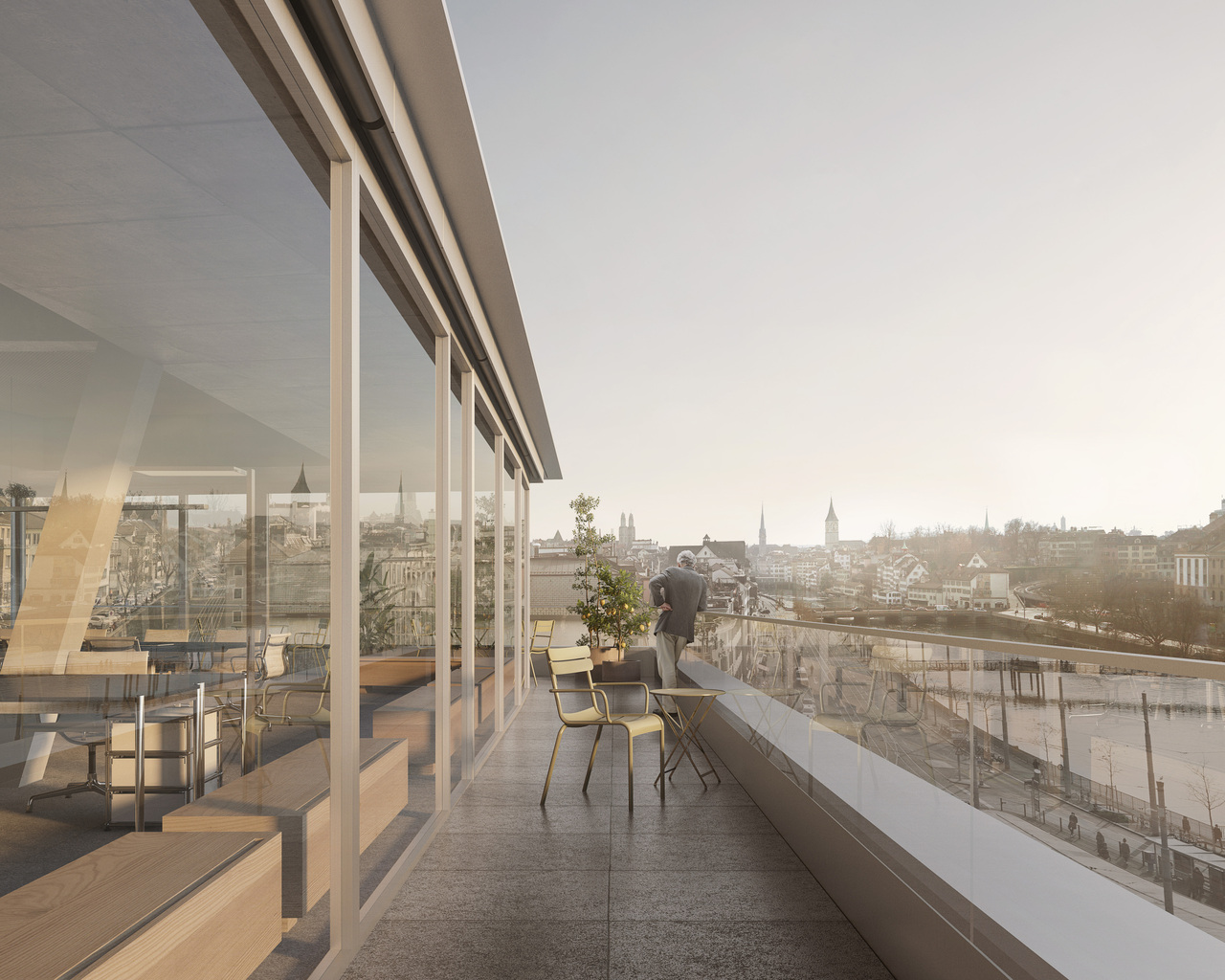 285m² office