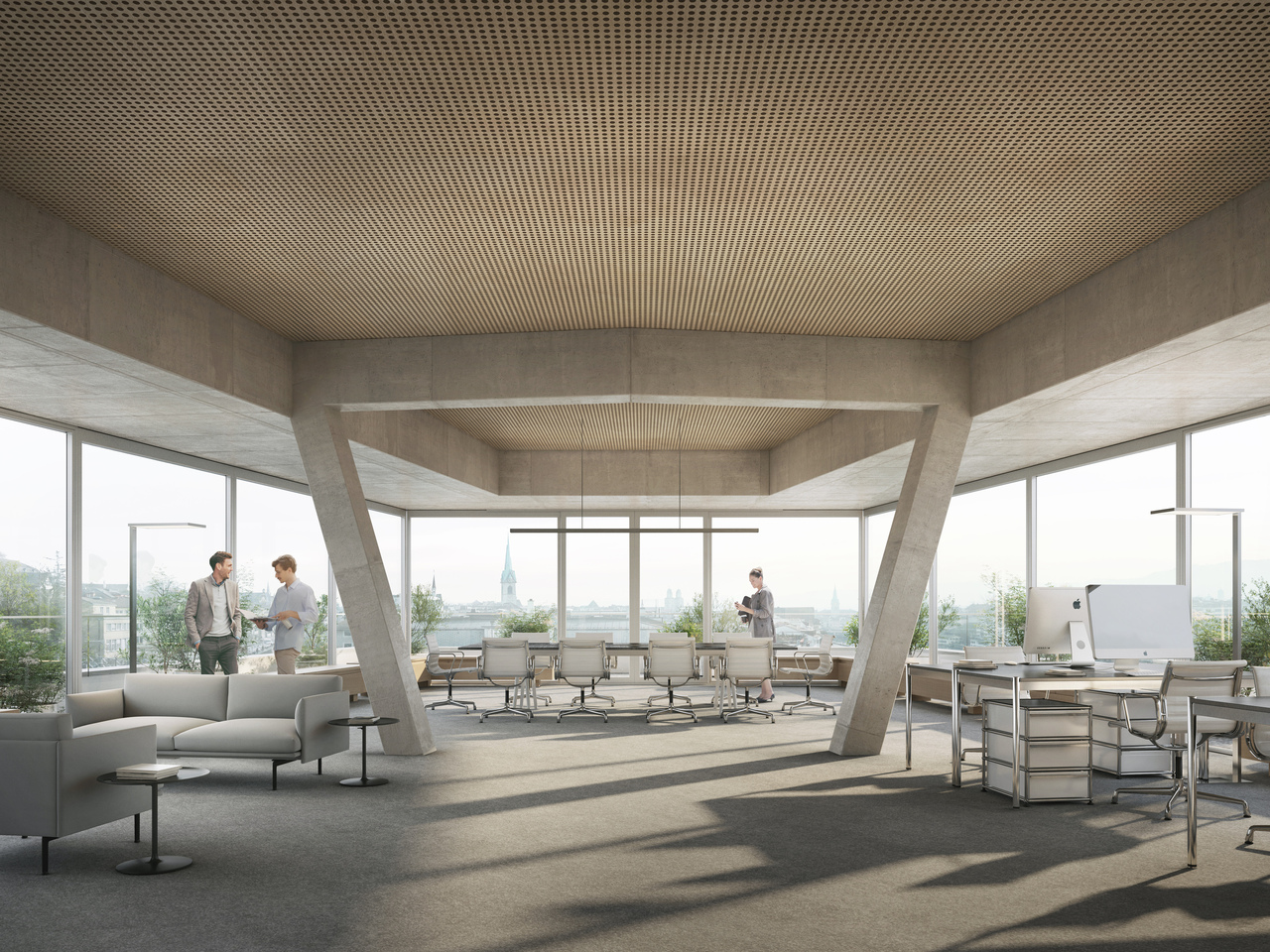 285m² office