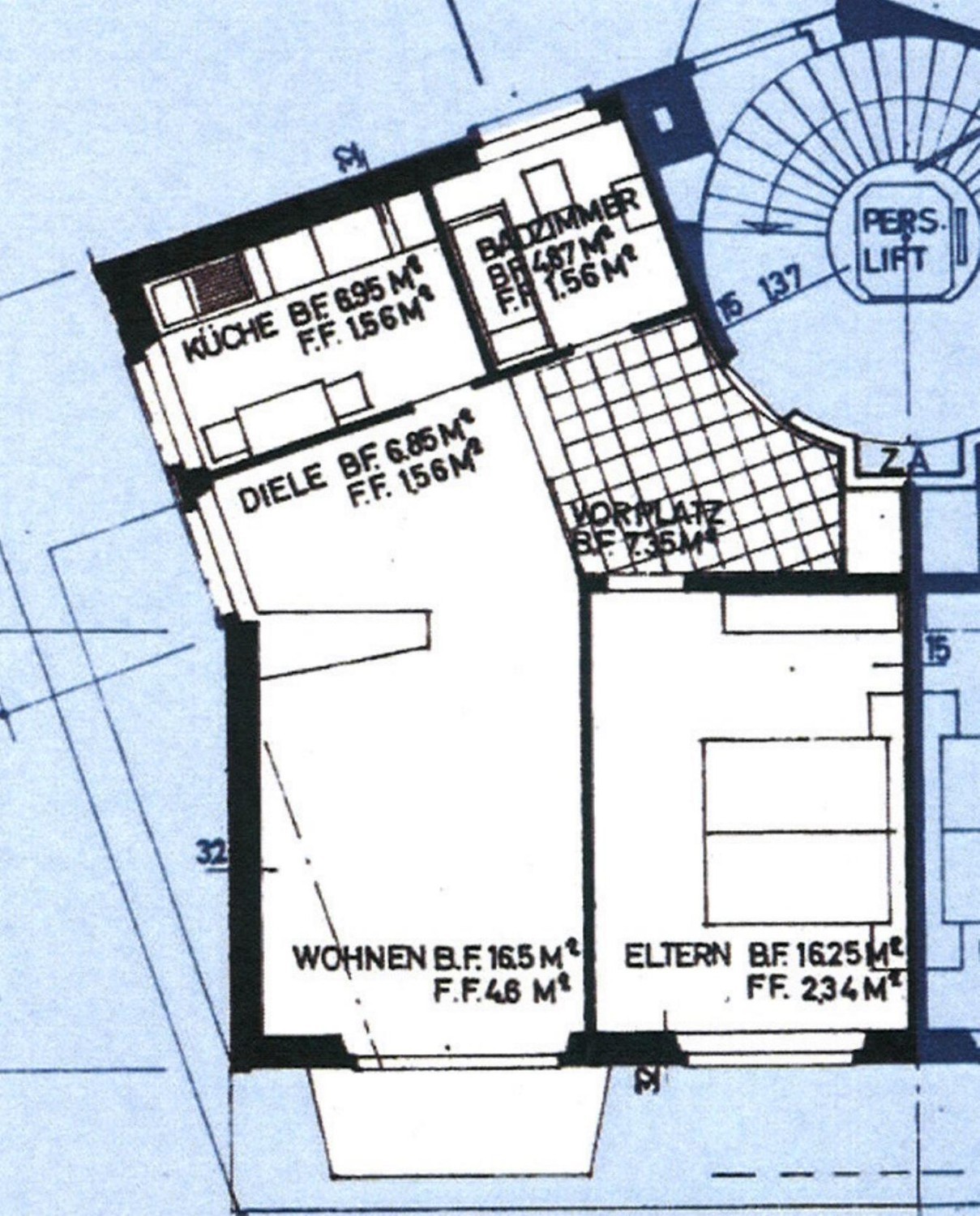2 ½ rooms apartment