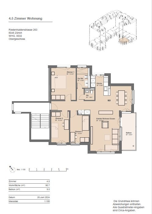 4 ½ rooms apartment