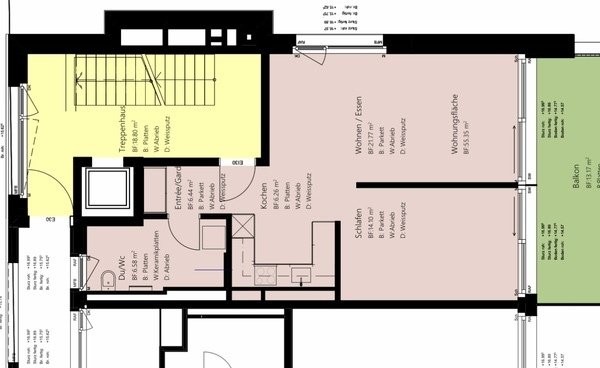 Appartement meublé de 2 ½ pièces