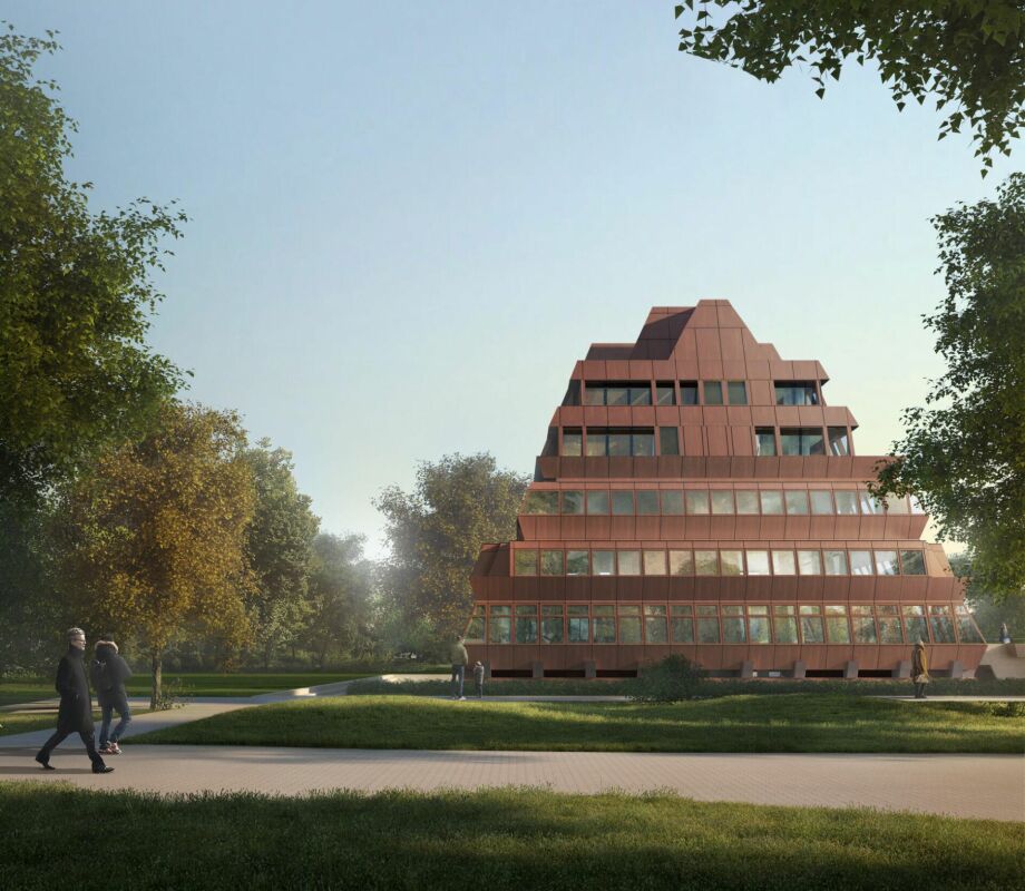 2400m² office