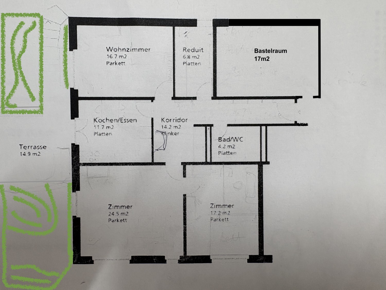 3 ½ rooms apartment
