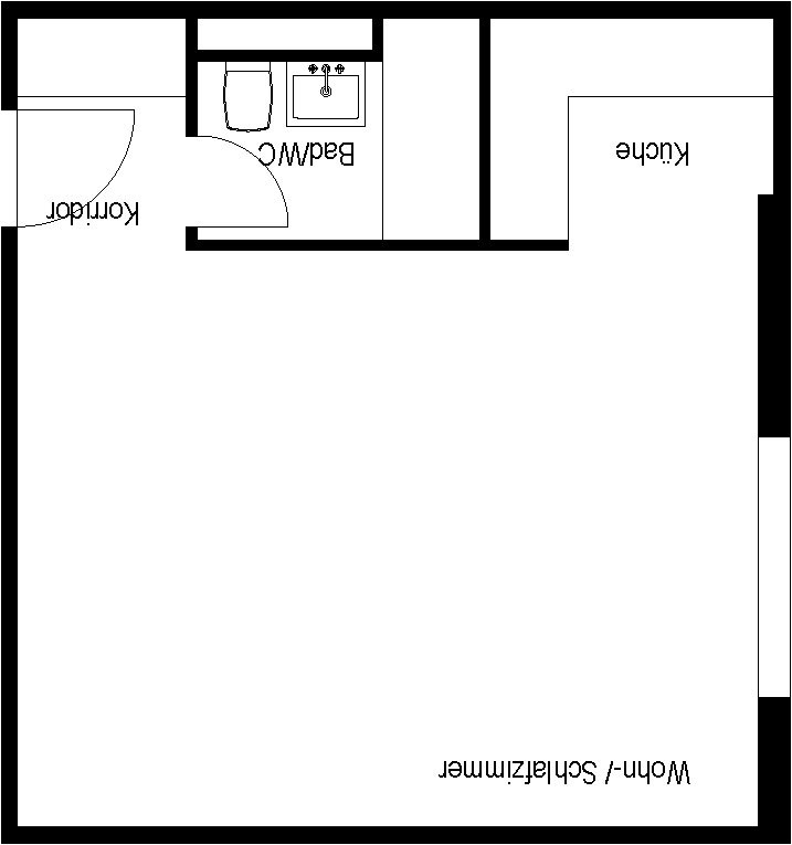 1 room apartment