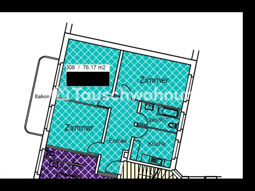 3 pièces appartement
