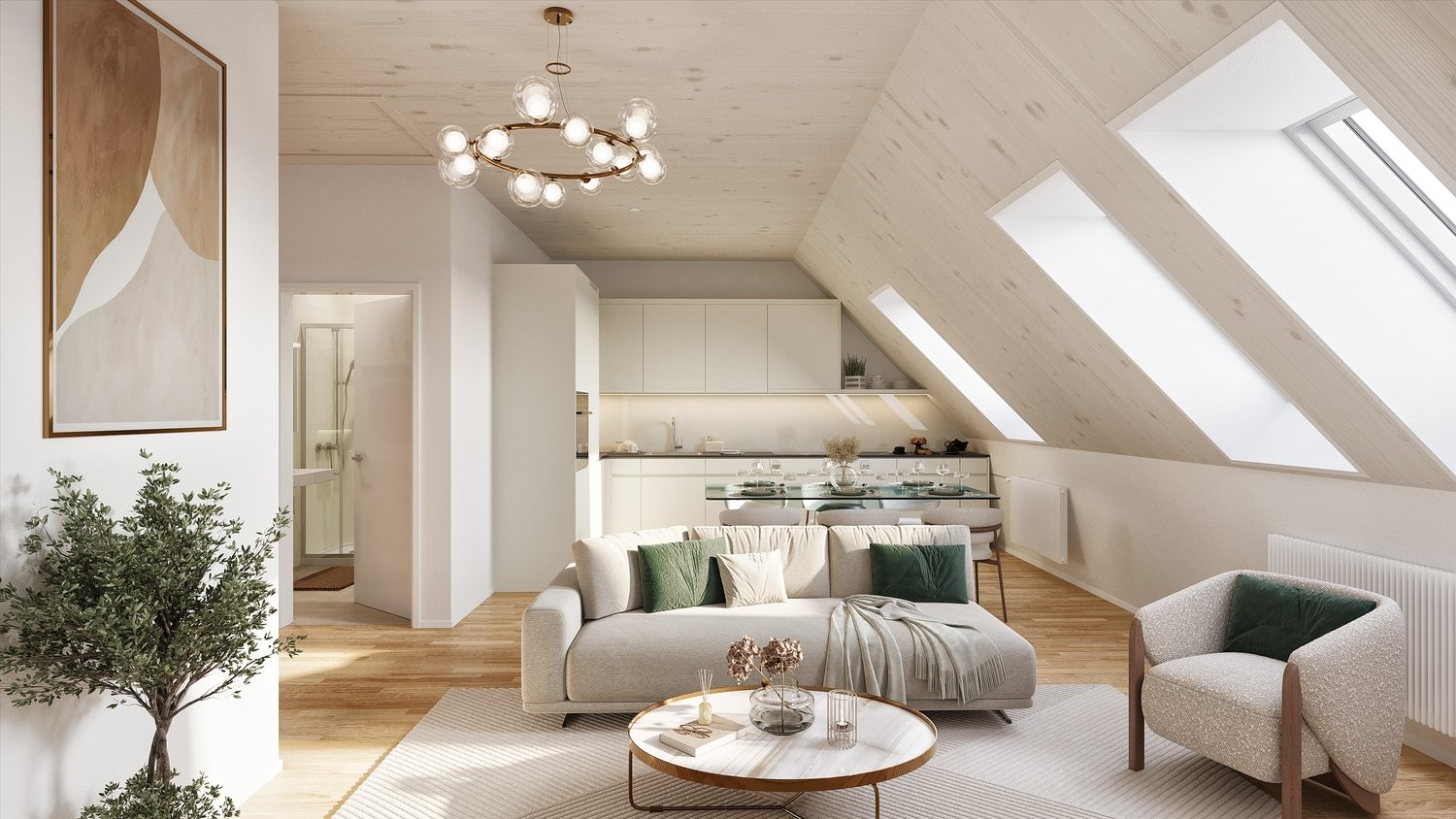 3 ½ rooms duplex