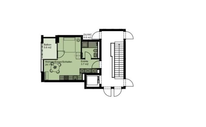 2 ½ room apartment, photo 5 of 5