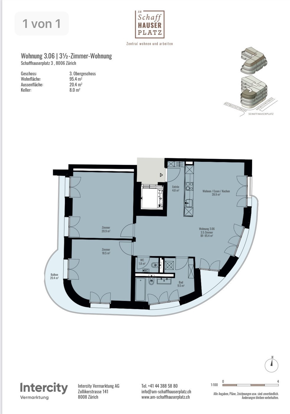 1 room apartment