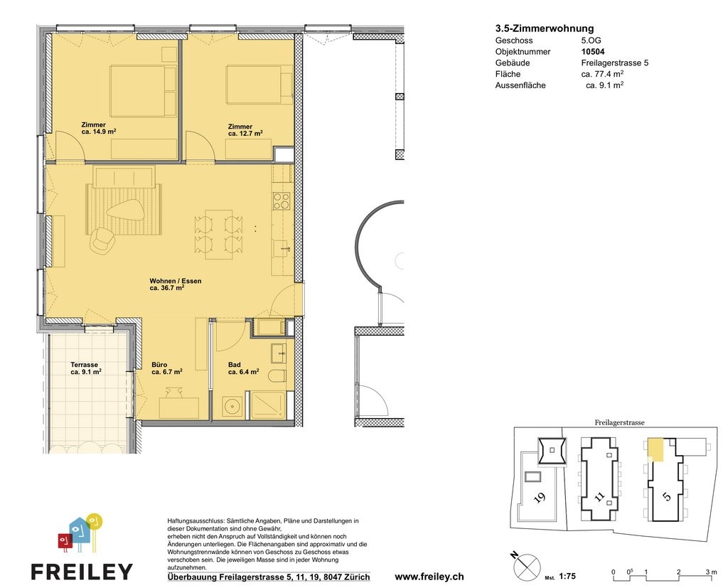 2 ½ rooms apartment, photo 9 of 9