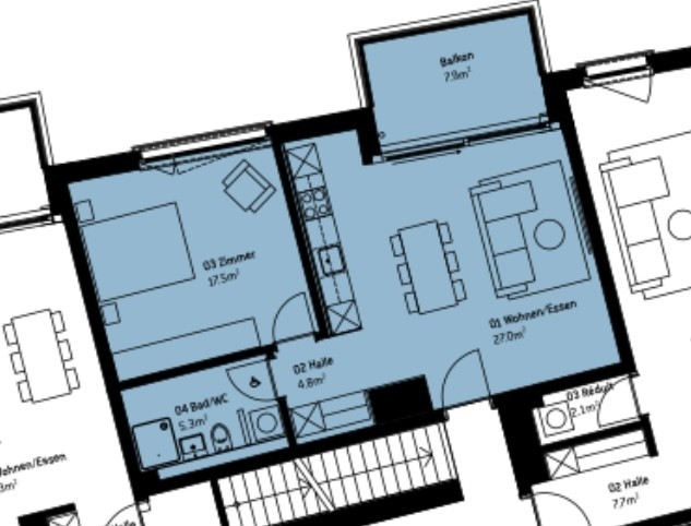 3 ½ rooms apartment, photo 3 of 6