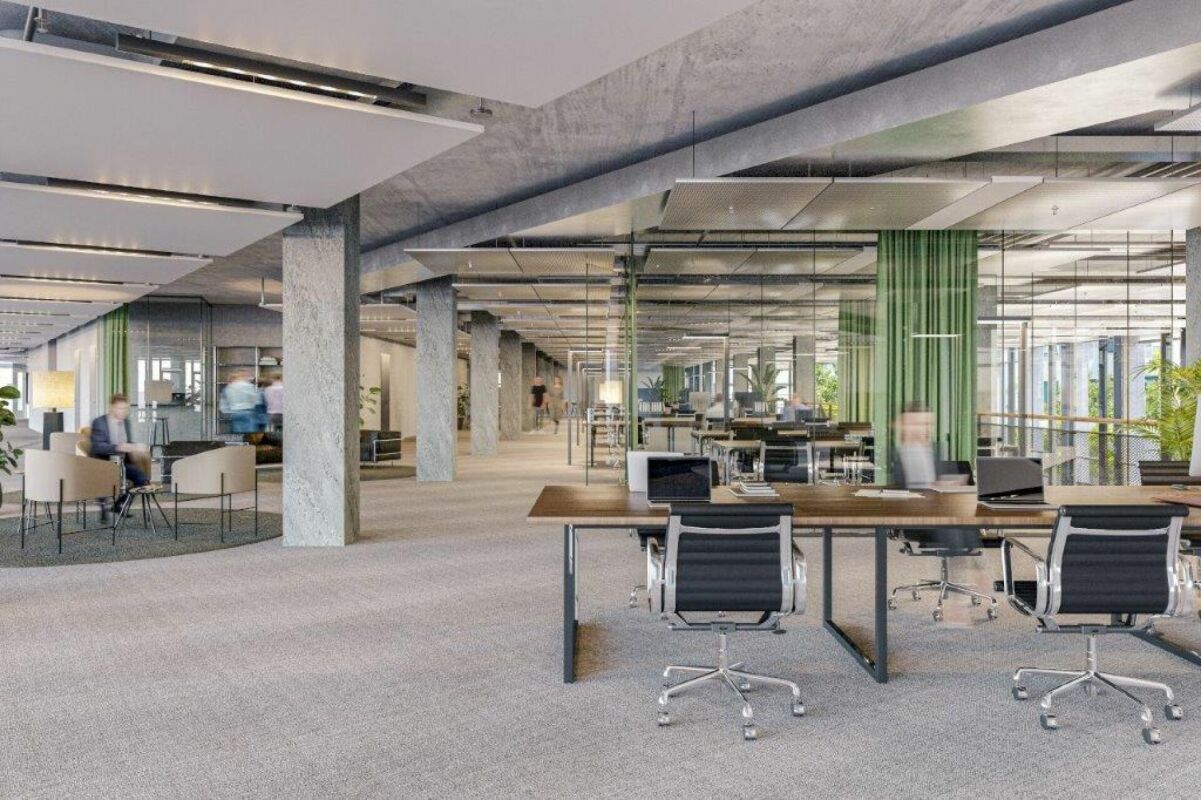 3400m² office