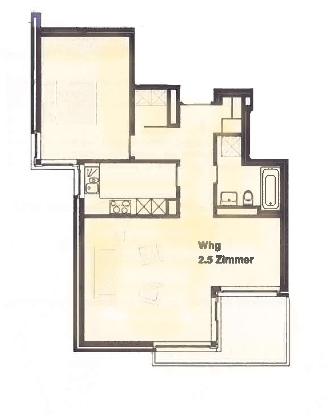 2 ½ rooms apartment, Foto 9 von 10