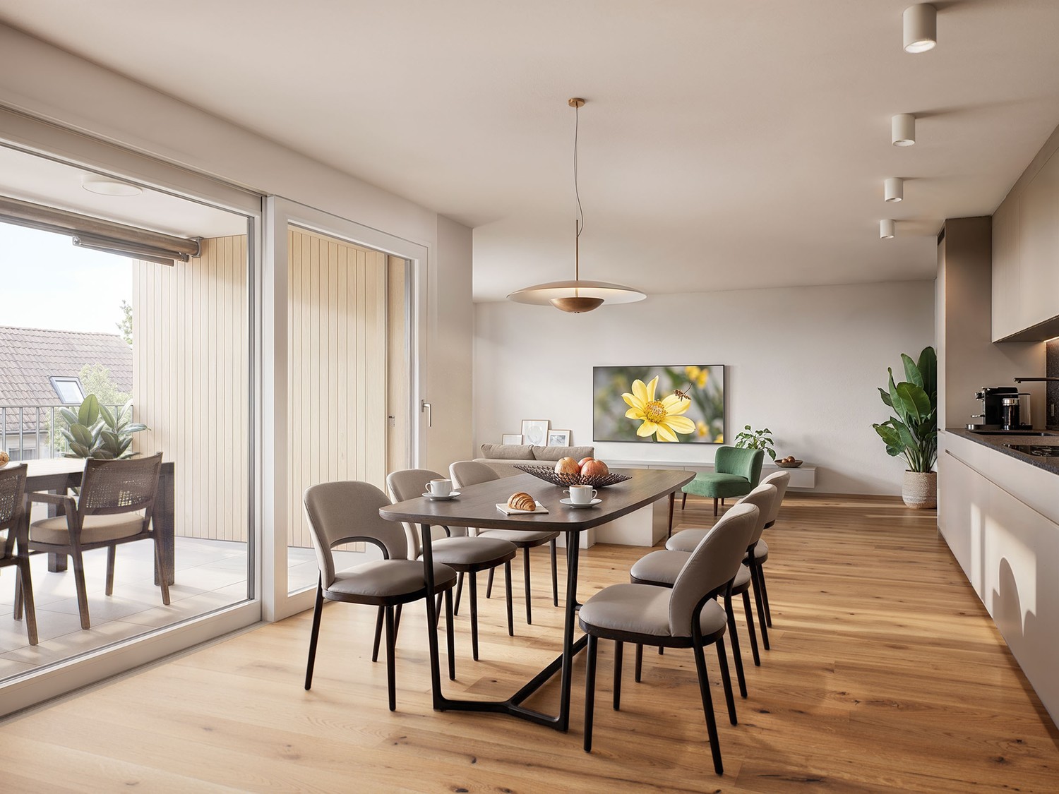 Appartamento mansardato di 3 ½ locali