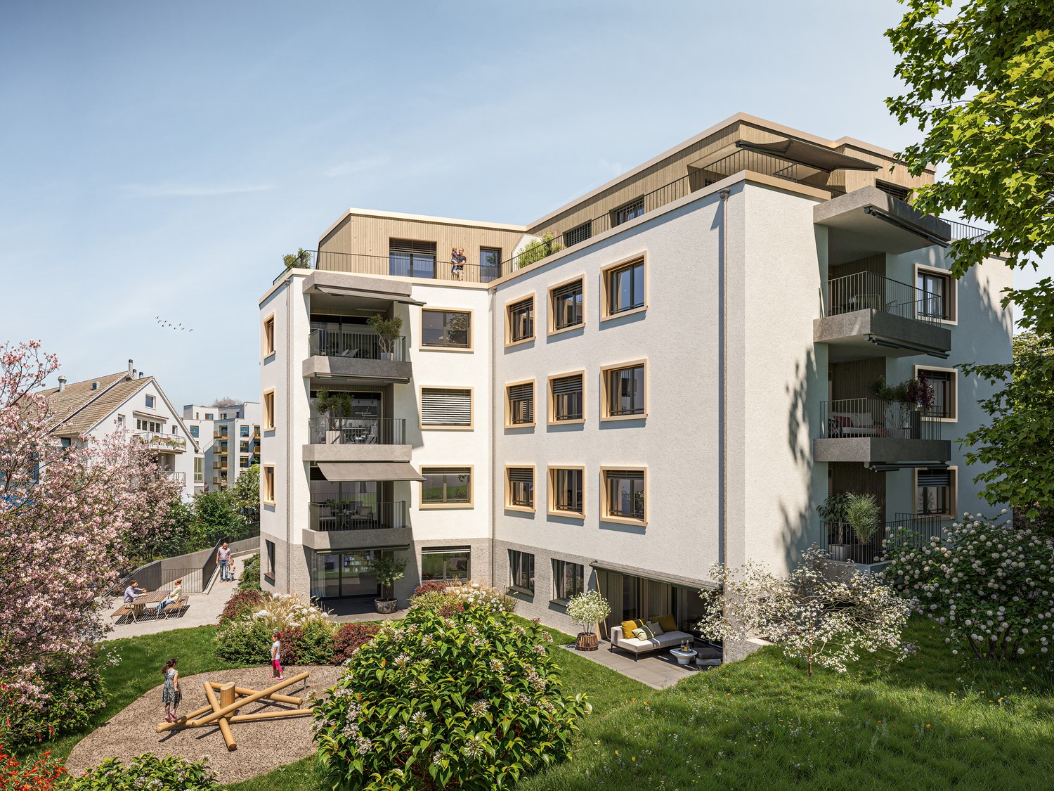 Appartamento mansardato di 3 ½ locali