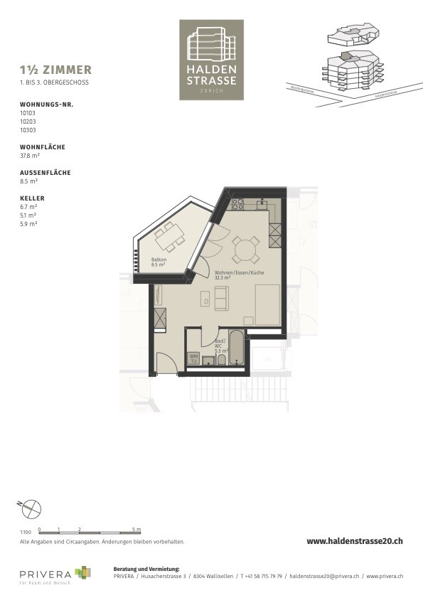 2 ½ rooms apartment, photo 5 of 5