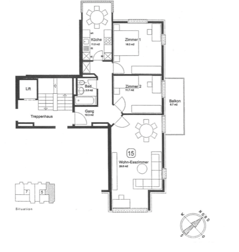 2 ½ rooms apartment, photo 10 of 10