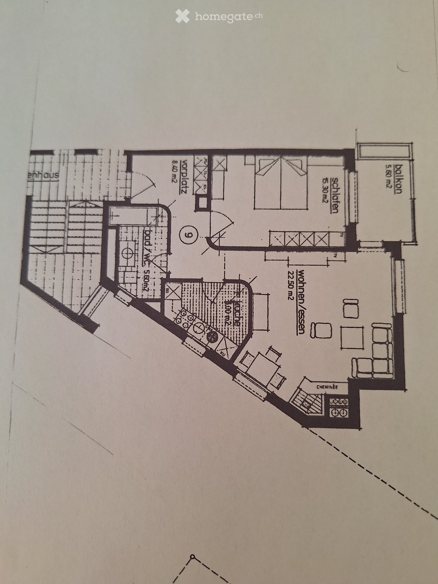 2 ½ rooms apartment