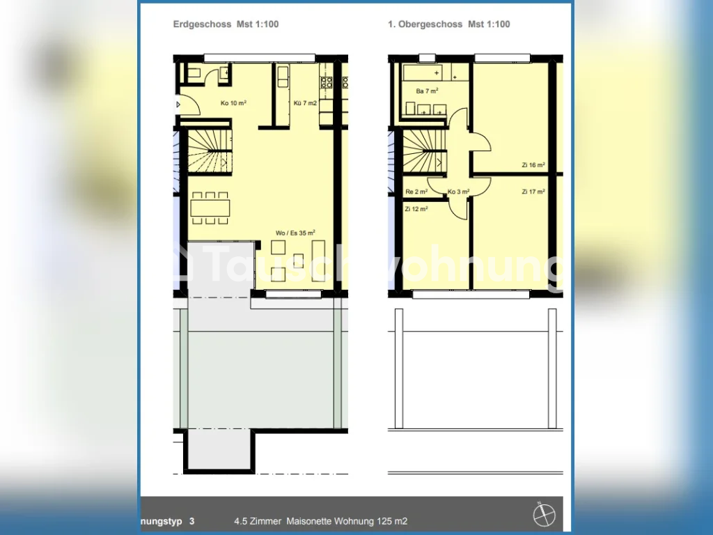 4 ½ pièces duplex