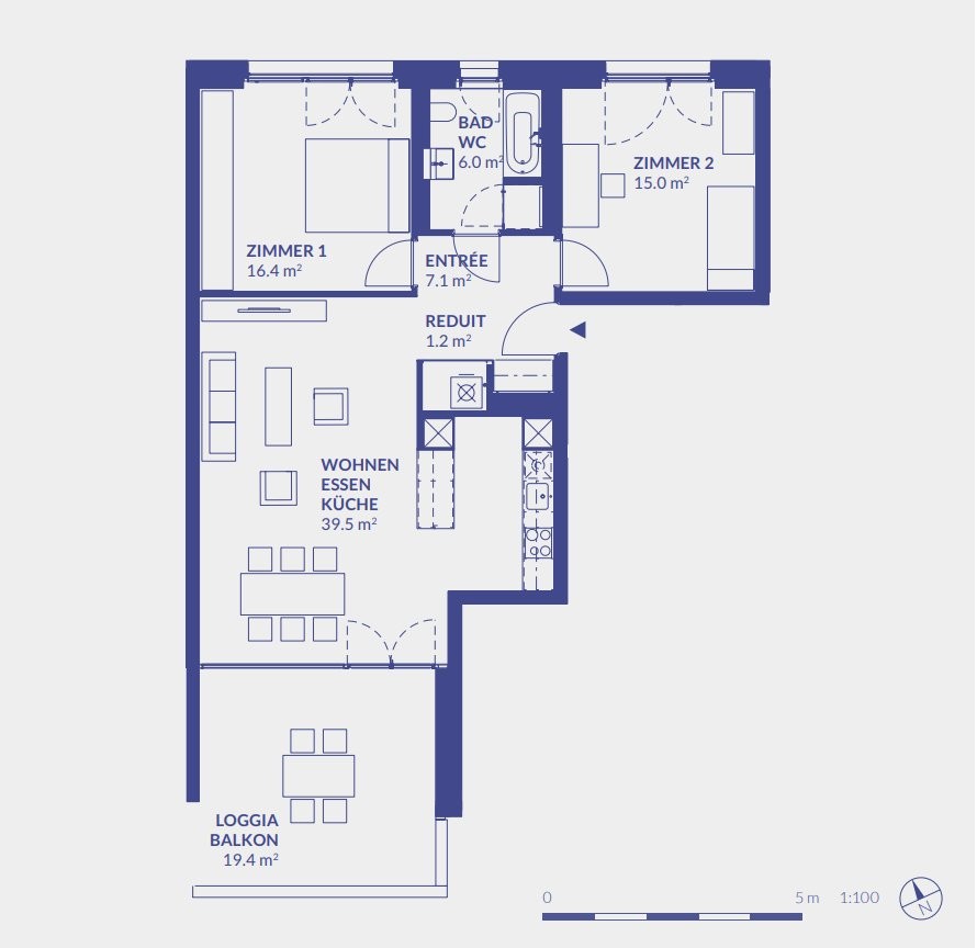 3 ½ rooms apartment, photo 7 of 7