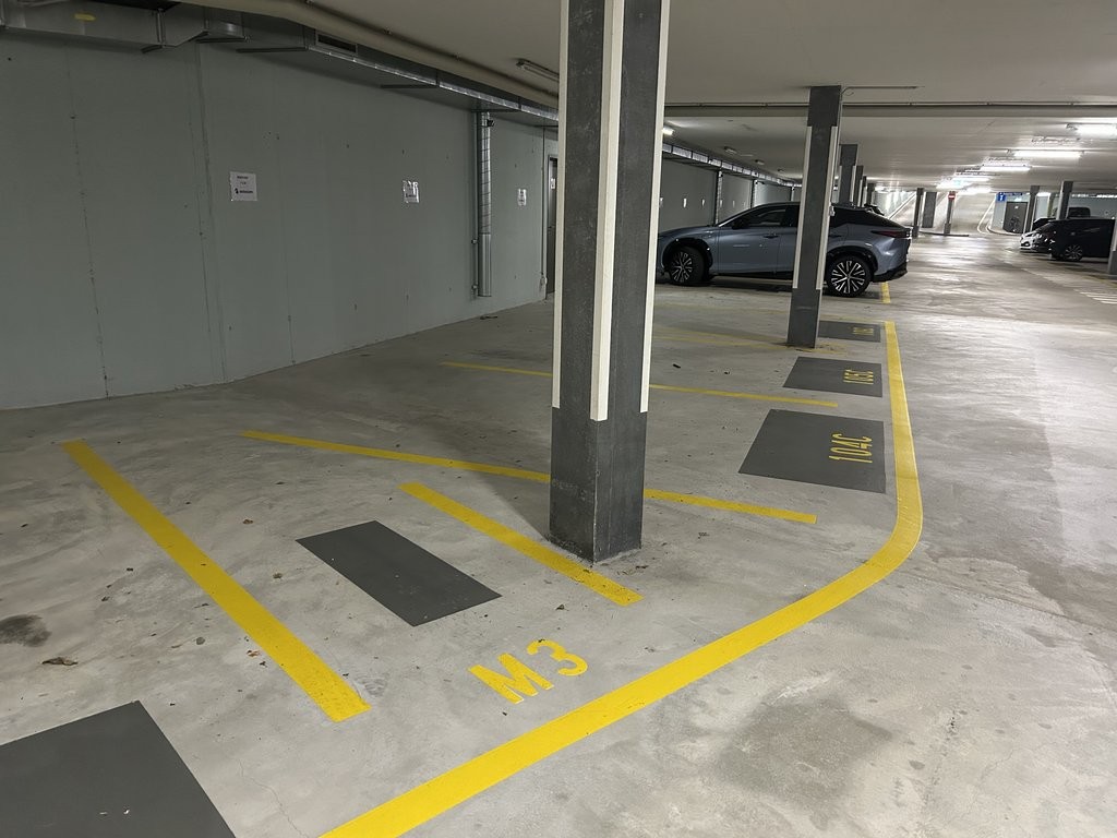 Covered bike parking