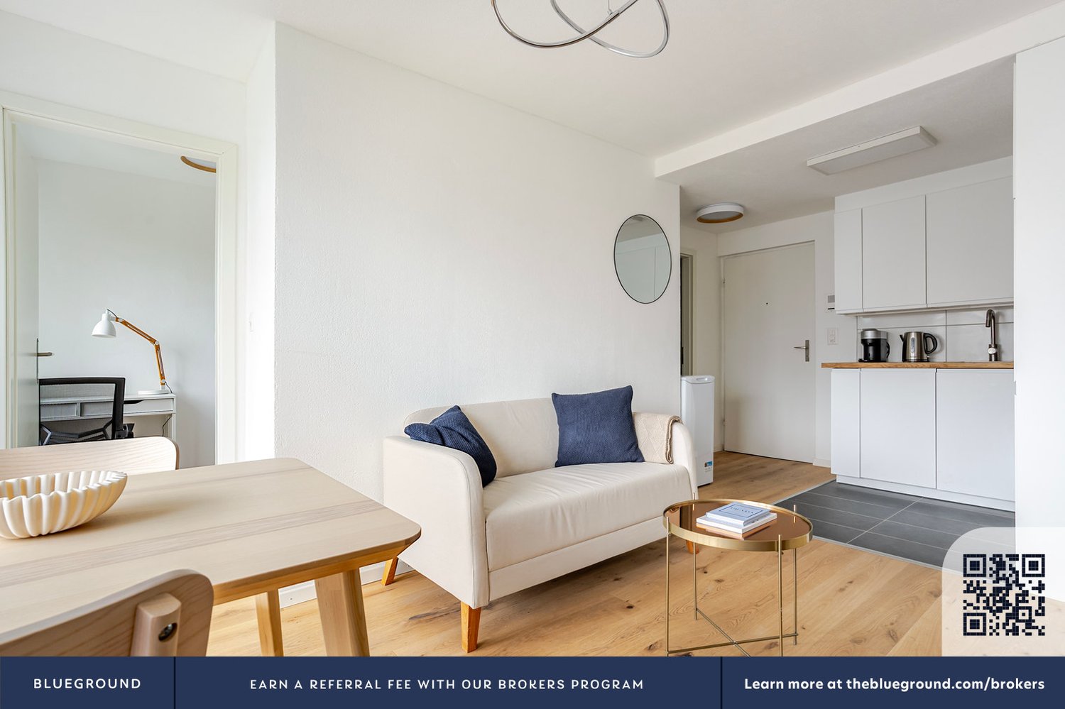 3 ½ rooms furnished flat